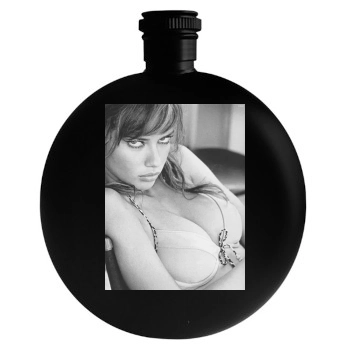 Adriana Lima Round Flask