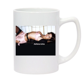 Adriana Lima 14oz White Statesman Mug