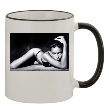 Adriana Lima 11oz Colored Rim & Handle Mug