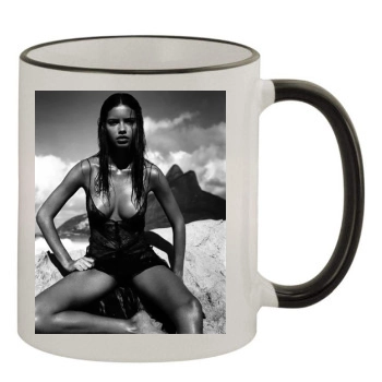 Adriana Lima 11oz Colored Rim & Handle Mug