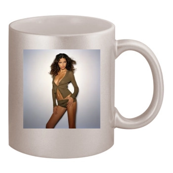 Adriana Lima 11oz Metallic Silver Mug