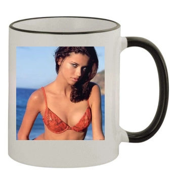 Adriana Lima 11oz Colored Rim & Handle Mug