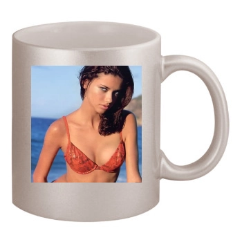 Adriana Lima 11oz Metallic Silver Mug