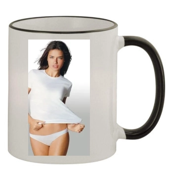 Adriana Lima 11oz Colored Rim & Handle Mug