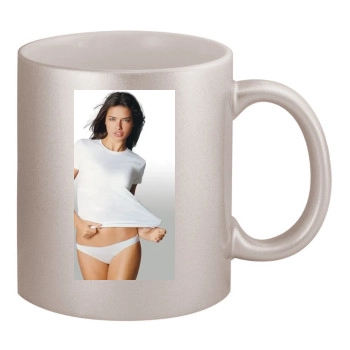 Adriana Lima 11oz Metallic Silver Mug