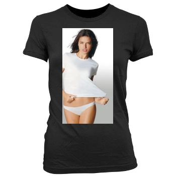 Adriana Lima Women's Junior Cut Crewneck T-Shirt