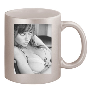 Adriana Lima 11oz Metallic Silver Mug