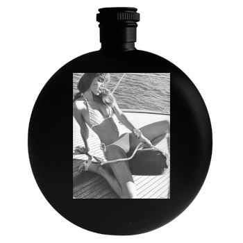 Adriana Lima Round Flask