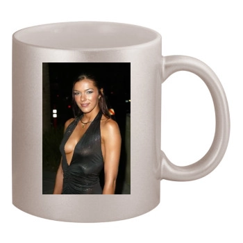 Adrianne Curry 11oz Metallic Silver Mug