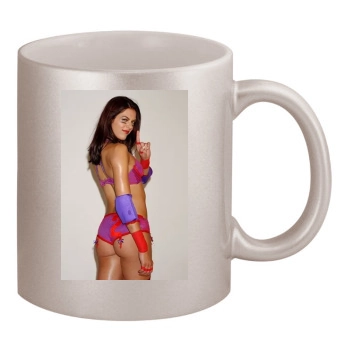 Adrianne Curry 11oz Metallic Silver Mug