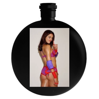 Adrianne Curry Round Flask