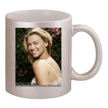 Adrianne Palicki 11oz Metallic Silver Mug