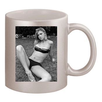 Adrianne Palicki 11oz Metallic Silver Mug