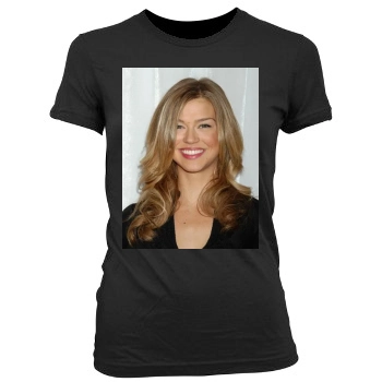 Adrianne Palicki Women's Junior Cut Crewneck T-Shirt