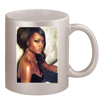 Aisha Tyler 11oz Metallic Silver Mug