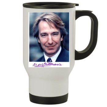 Alan Rickman Stainless Steel Travel Mug