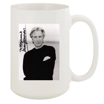 Alan Rickman 15oz White Mug