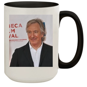 Alan Rickman 15oz Colored Inner & Handle Mug