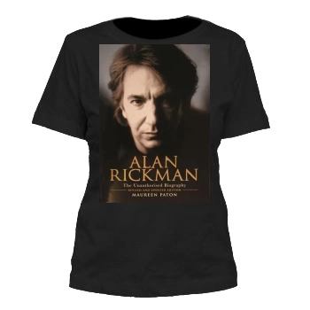 Alan Rickman Women's Cut T-Shirt