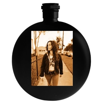 Alanis Morissette Round Flask