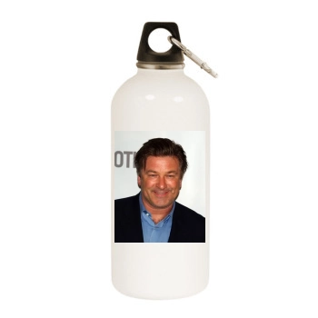 Alec Baldwin White Water Bottle With Carabiner