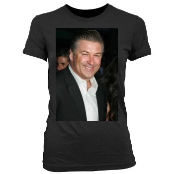 Alec Baldwin Women's Junior Cut Crewneck T-Shirt