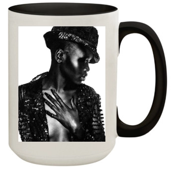 Alek Wek 15oz Colored Inner & Handle Mug