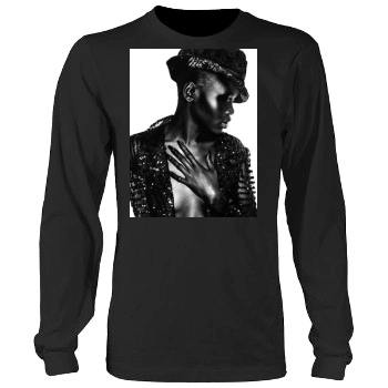 Alek Wek Men's Heavy Long Sleeve TShirt