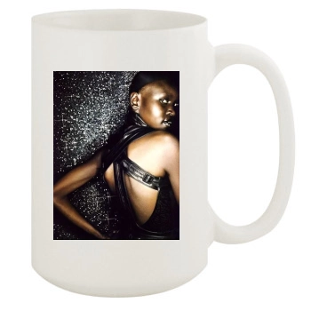 Alek Wek 15oz White Mug