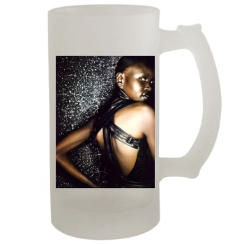 Alek Wek 16oz Frosted Beer Stein