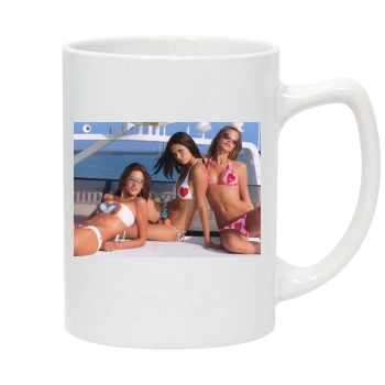 Alessandra Ambrosio 14oz White Statesman Mug