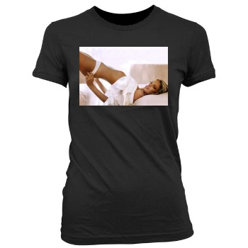 Alessandra Ambrosio Women's Junior Cut Crewneck T-Shirt