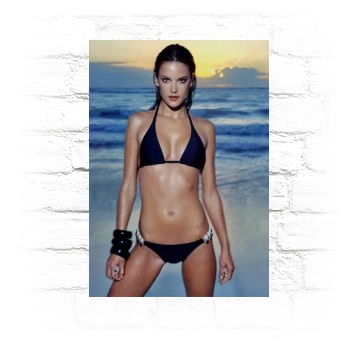 Alessandra Ambrosio Metal Wall Art