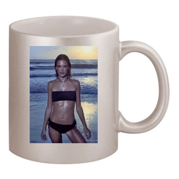 Alessandra Ambrosio 11oz Metallic Silver Mug