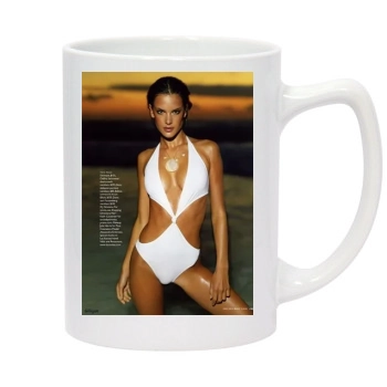 Alessandra Ambrosio 14oz White Statesman Mug