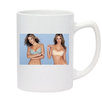 Alessandra Ambrosio 14oz White Statesman Mug