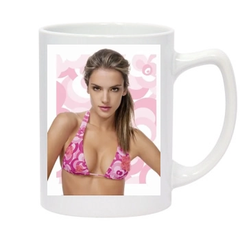 Alessandra Ambrosio 14oz White Statesman Mug