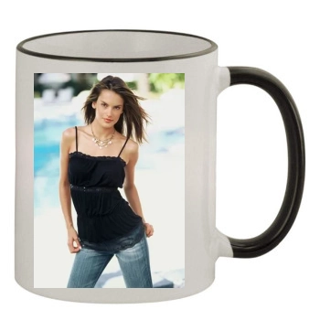 Alessandra Ambrosio 11oz Colored Rim & Handle Mug