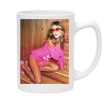 Alessandra Ambrosio 14oz White Statesman Mug