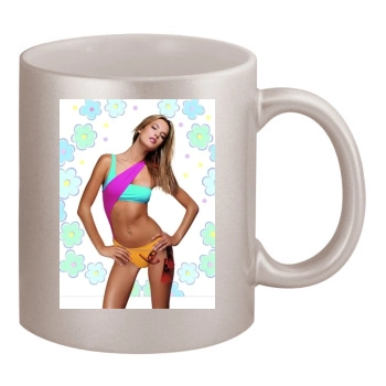 Alessandra Ambrosio 11oz Metallic Silver Mug