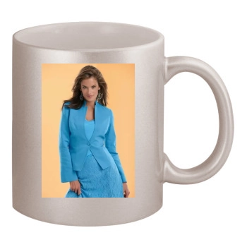 Alessandra Ambrosio 11oz Metallic Silver Mug