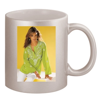 Alessandra Ambrosio 11oz Metallic Silver Mug