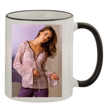 Alessandra Ambrosio 11oz Colored Rim & Handle Mug