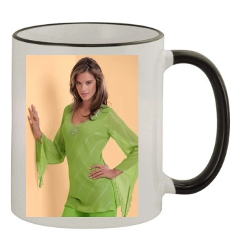 Alessandra Ambrosio 11oz Colored Rim & Handle Mug