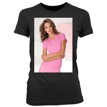 Alessandra Ambrosio Women's Junior Cut Crewneck T-Shirt