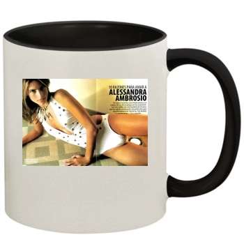 Alessandra Ambrosio 11oz Colored Inner & Handle Mug