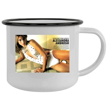 Alessandra Ambrosio Camping Mug