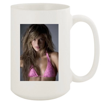 Alessandra Ambrosio 15oz White Mug