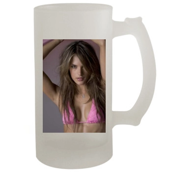 Alessandra Ambrosio 16oz Frosted Beer Stein