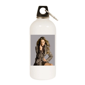 Alessandra Ambrosio White Water Bottle With Carabiner